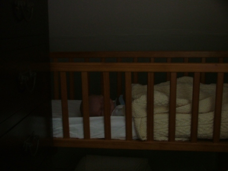 first sleep in cradle